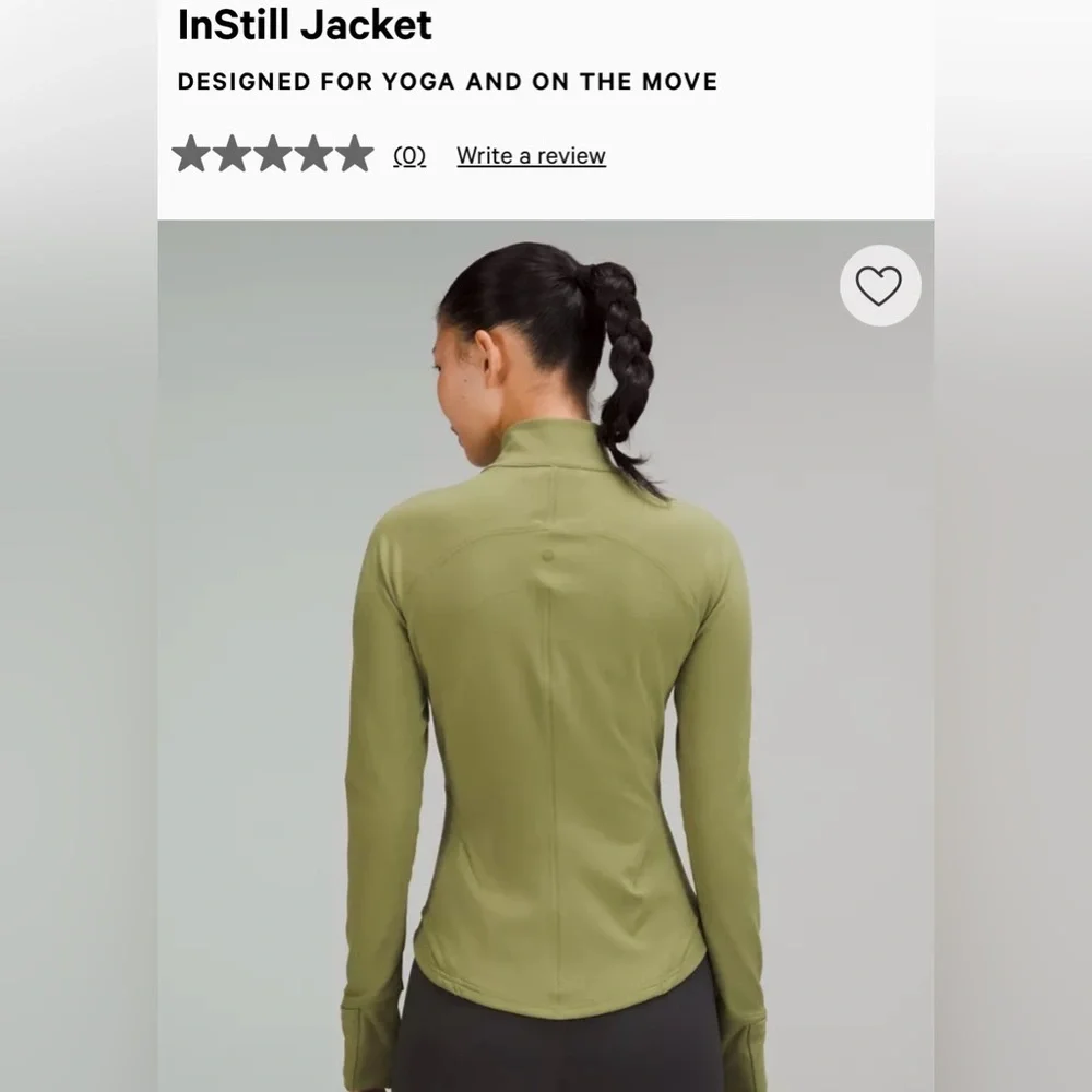 Lululemon InTransit Green Jacket - Picture 2 of 10